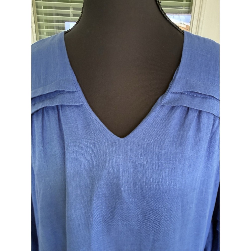 Tyler Boe Blue Tiered Midi Dress - Picture 6 of 13